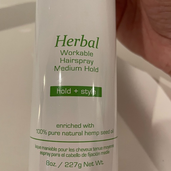 2 New Hempz Herbal Workable Hairspray Medium Hold; 8oz. - Picture 4 of 5